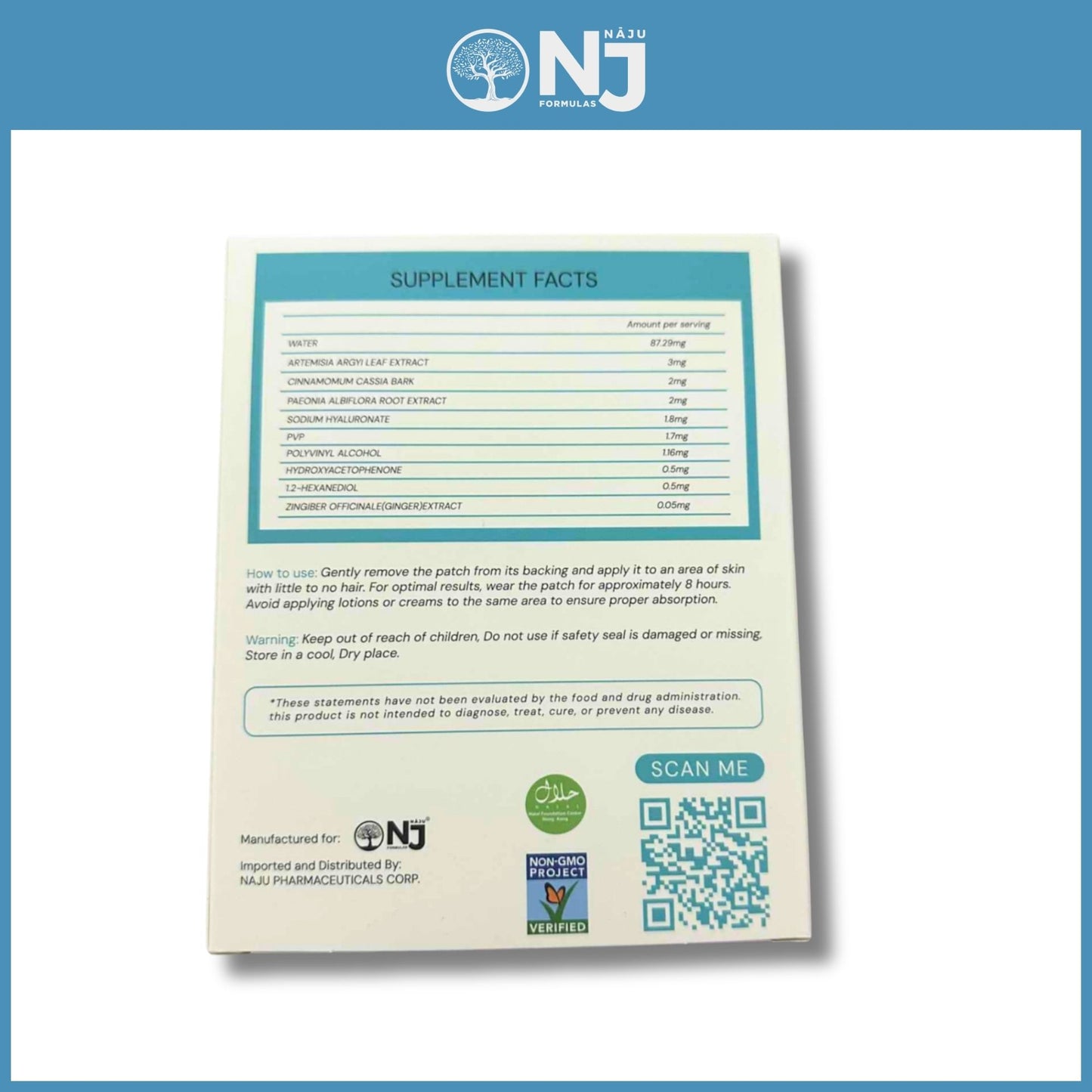 NAJU Peptélique Patches