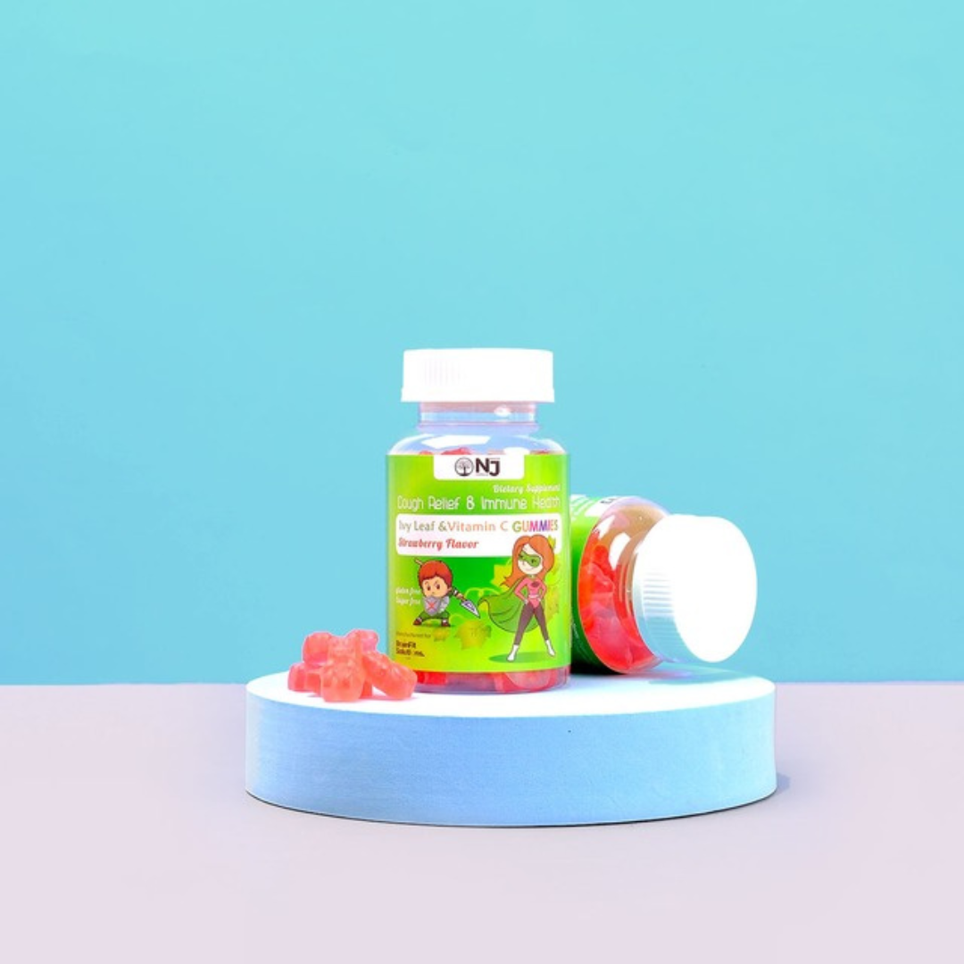 Cough Relief & Immune Health Gummies with Ivy Leaf & Vitamin C by NAJU