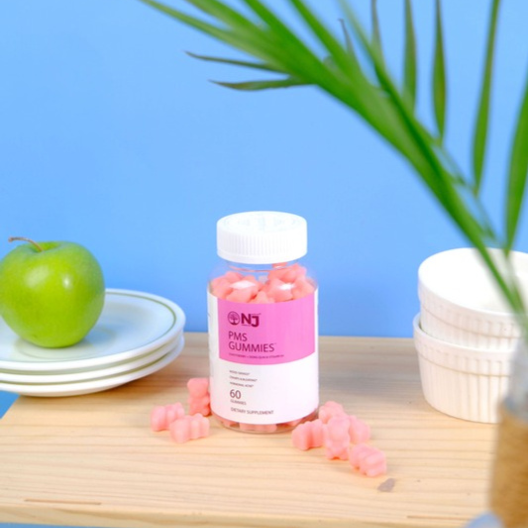 PMS Gummies Chasteberry +Dong Quai & Vitamin B6 (NAJU) Bloating,Mood swings,Cramping,Menstrual Discomfort