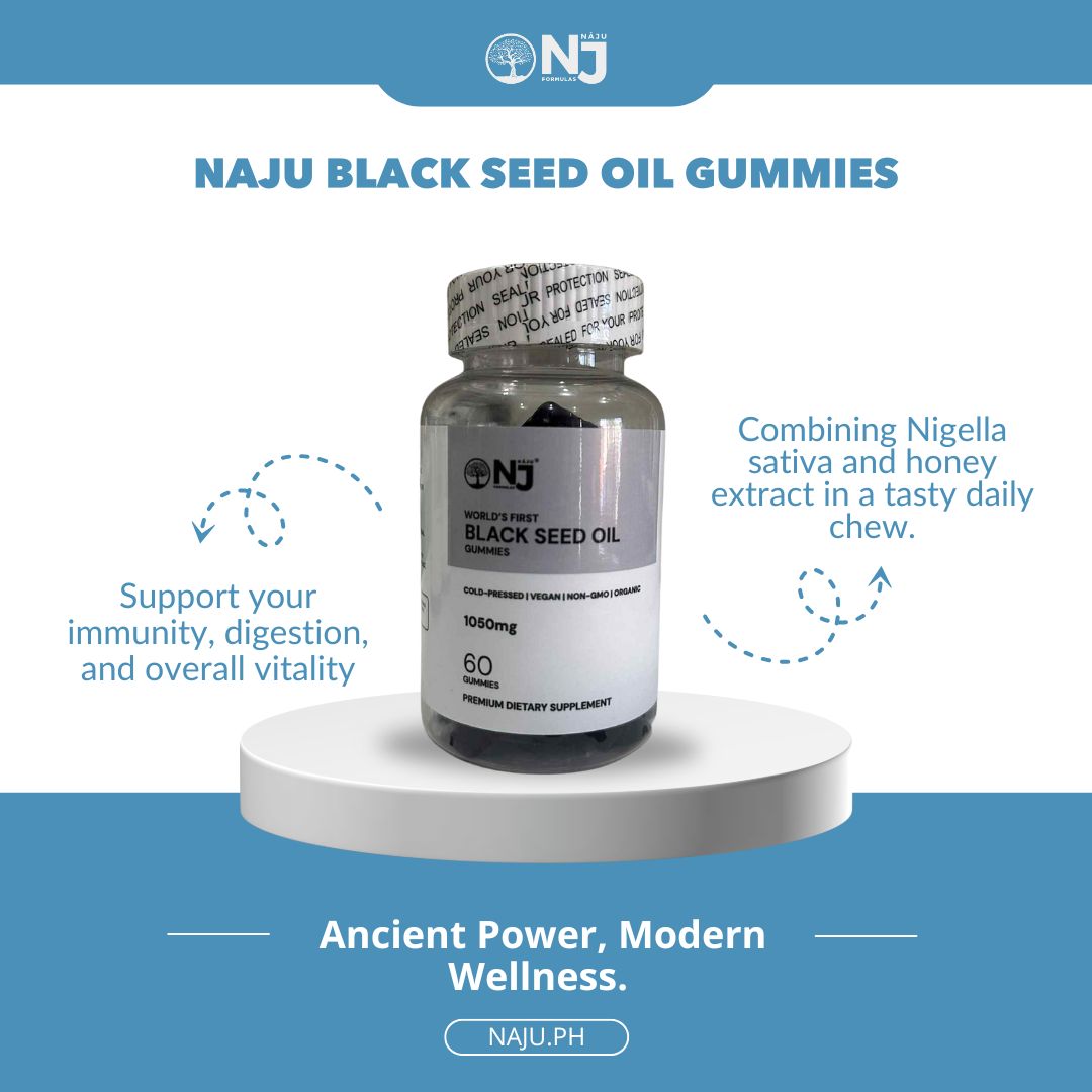 Black Seed Oil Gummies - High Antioxidant and Enhance immunity Dietary Supplement by NAJU Formulas