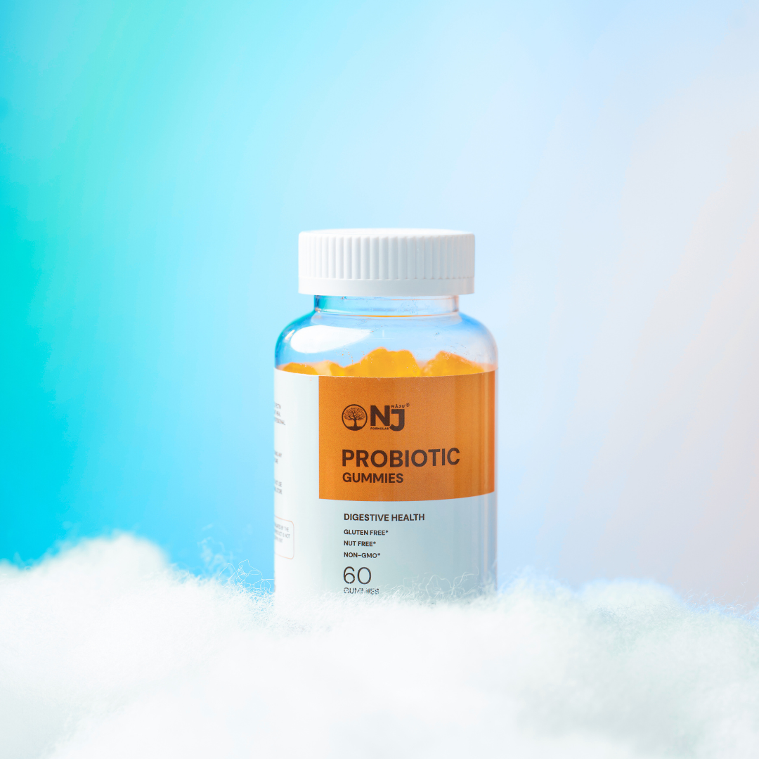 Probiotic Bacillus Coagulans for Digestive Health, Berry Bliss Gummies by Naju Formulas