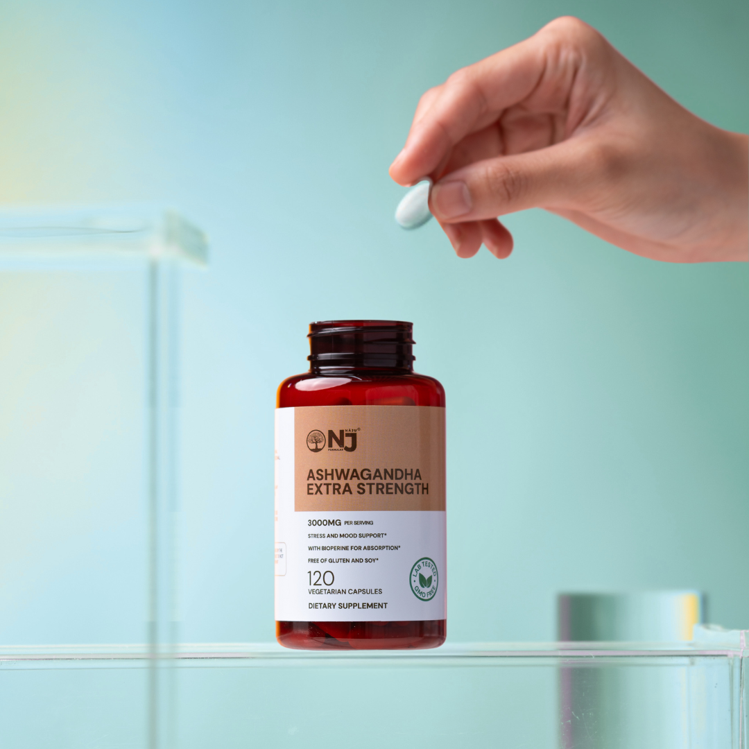 Extra Strength Ashwagandha (NAJU) For Stress & Mood Support, Anxiety & Panic Attacks