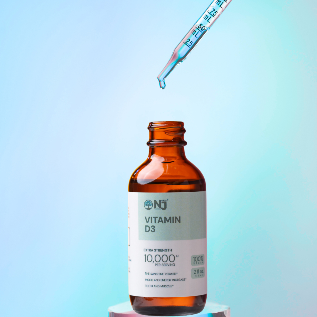 VITAMIN D3 10000IU (NAJU) Support overall health and well-being, Strong bones and teeth, Improve immune function, Enhance mood