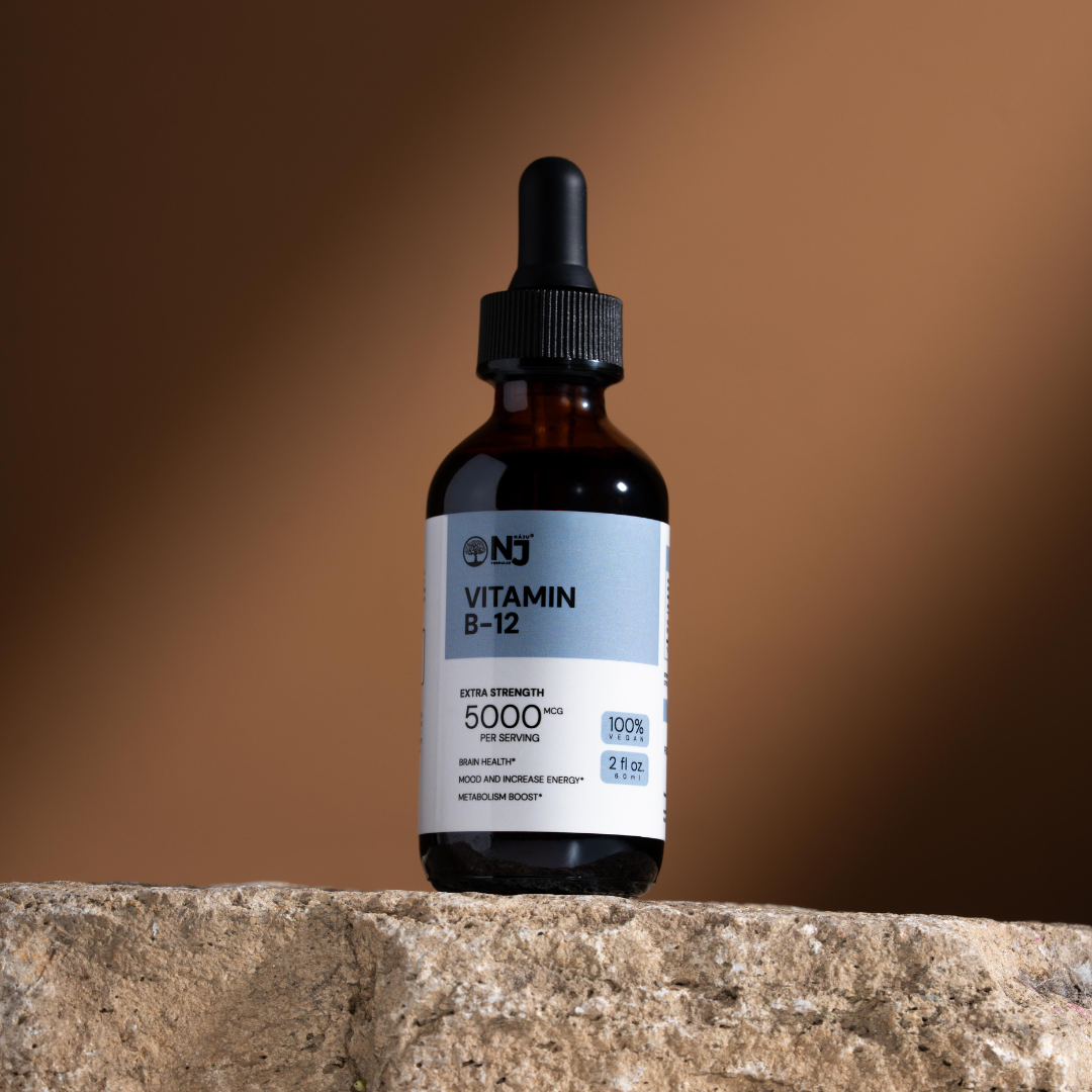 Vitamin B-12 Extra Strength 5000mg - Brain Health, Energy, Mood & Metabolism Boost by NAJU