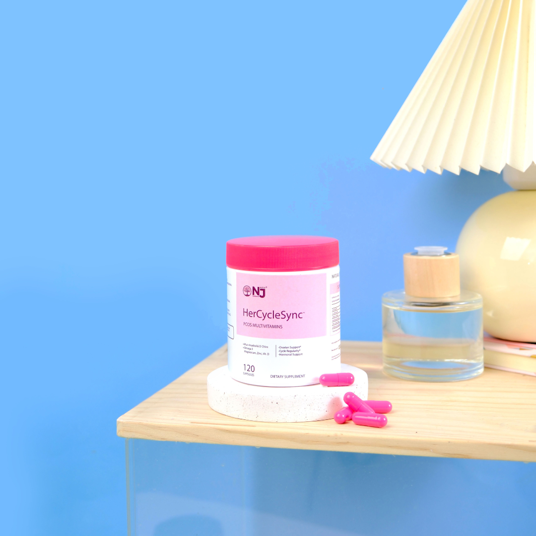 Naju HerCycleSync +Myo-Inositol & D-Chiro Inositol + Omega 3 (PCOS Multivitamins)