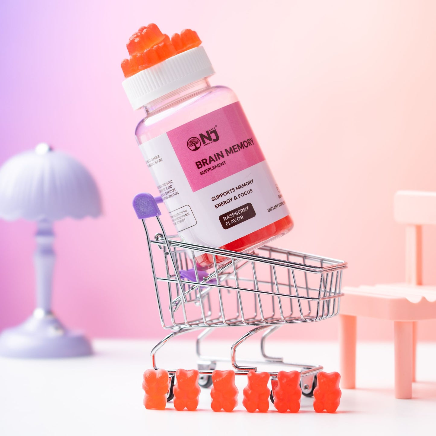 Naju Brain Memory Gummies – Everyday Wellness for Adults & Seniors