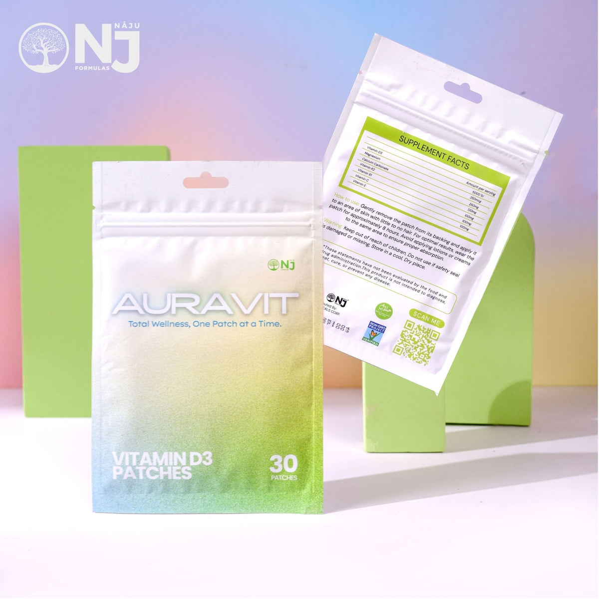 NAJU AURAVIT Vitamin D3 Patches