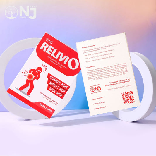 NAJU Relivio Comfort Patches – Soothing Warmth for Everyday Eas