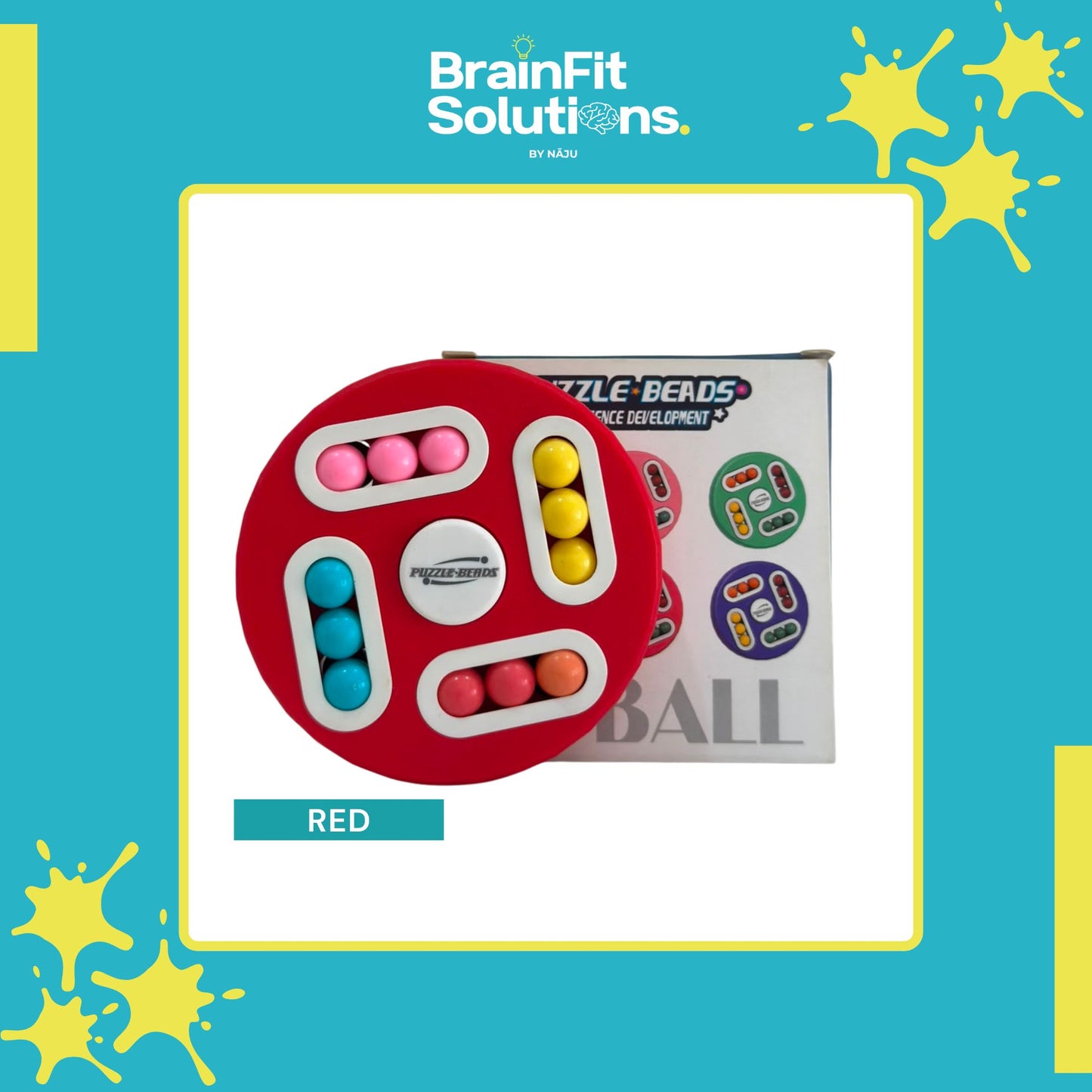 Round Maze Puzzle Bead-Laden IQ Challenge for Brain Boosting