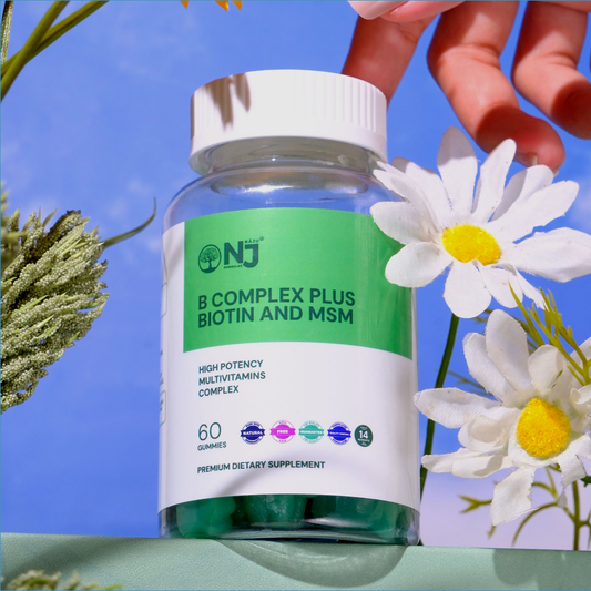B-Complex Plus Biotin and MSM - High potency, multivitamins complex