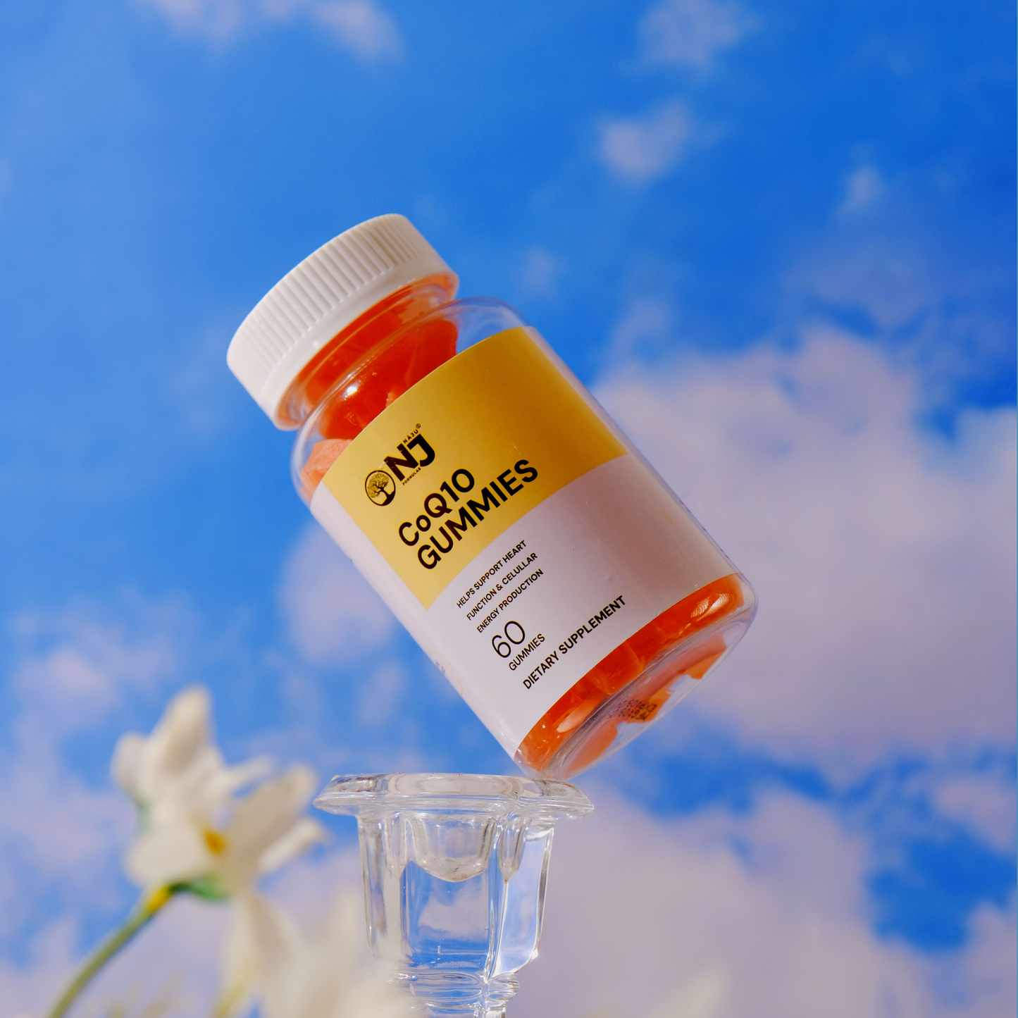 NAJU CoQ10 Gummies – Natural Coenzyme Q10 Supplement (60 Gummies