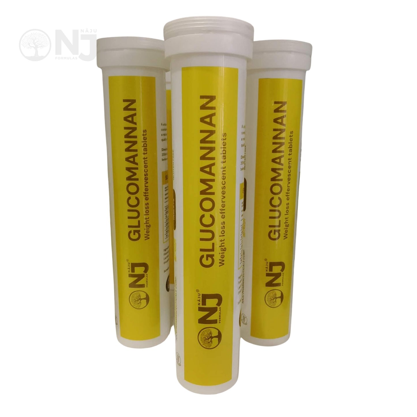 Glucomannan Effervescent Tablets for Weight Loss by Naju Formulas (18 Tablets)