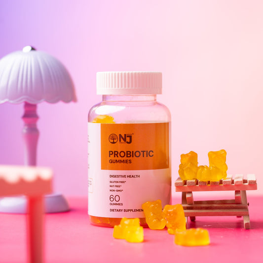 Probiotic Bacillus Coagulans for Digestive Health, Berry Bliss Gummies by Naju Formulas