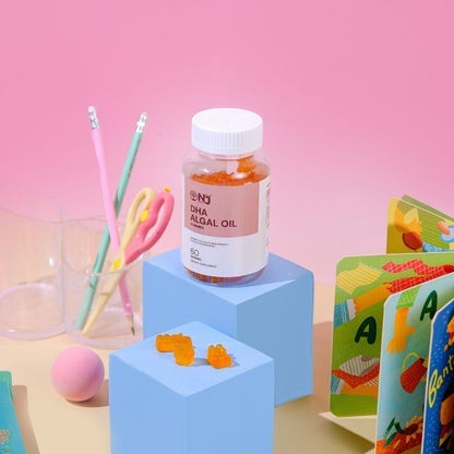 NAJU DHA Algae Oil – Plant-Based Omega-3 Supplement for Kids (60 Gummies)