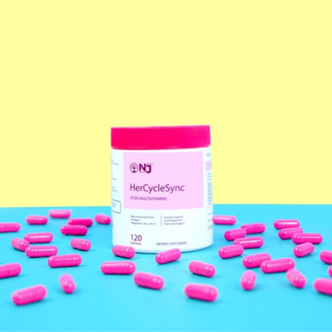 Naju HerCycleSync +Myo-Inositol & D-Chiro Inositol + Omega 3 (PCOS Multivitamins)