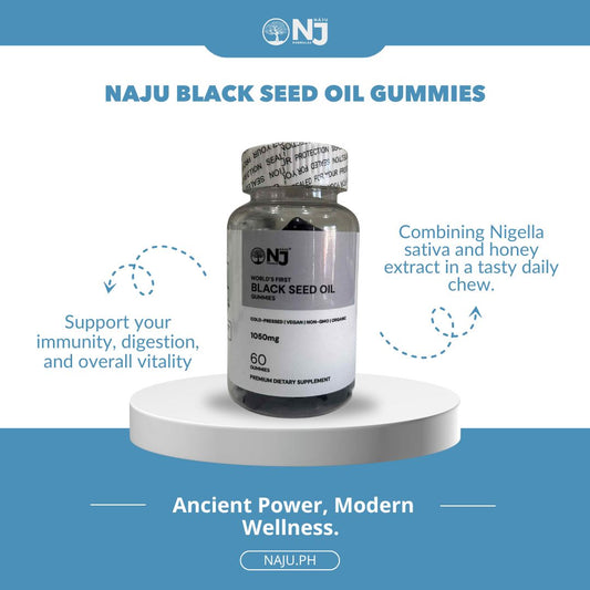 Black Seed Oil Gummies - High Antioxidant and Enhance immunity Dietary Supplement by NAJU Formulas