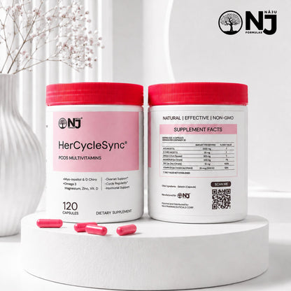 Naju HerCycleSync – Women’s Multivitamin with Inositol, Omega-3 & Nutrient Blend