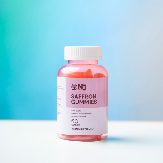 Saffron Gummies with Rhodiola Rosea Extract, Lemon Balm for focus, alleviate sadness & boredom