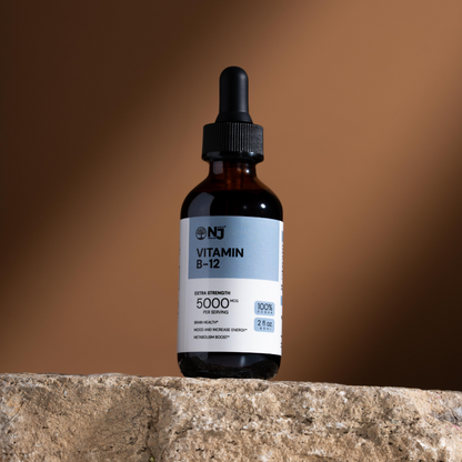 Vitamin B-12 Extra Strength 5000mg - Brain Health, Energy, Mood & Metabolism Boost by NAJU