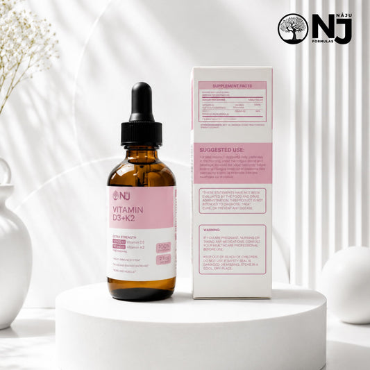 NAJU Vitamin D3 + K2 (Extra Strength) 10,000 IU Vitamin D3 and 200 mcg Vitamin K2